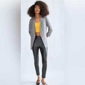 Babaton Gray Plaid Blazer